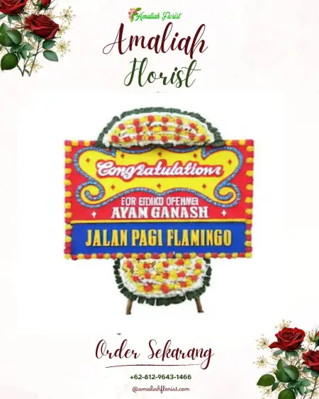 Sewa Papan Bunga Panggungroyom